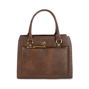 ALEXA GATOR BELLY HONEY HANDBAG
